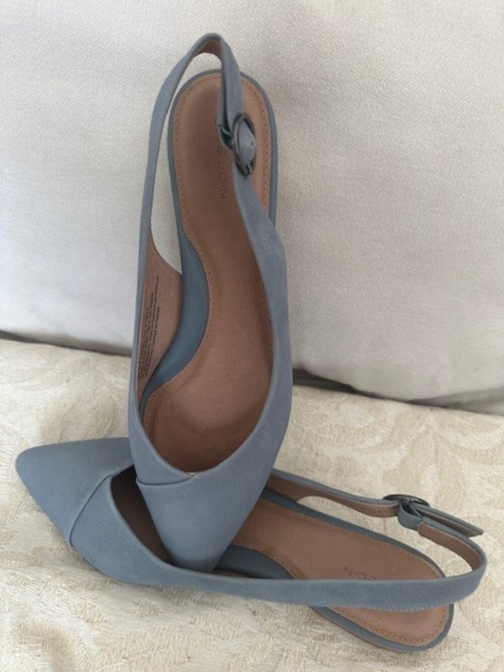 Caslon suede slingback